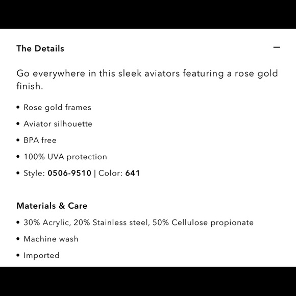 NEW Rose gold aviators - Picture 6 of 7